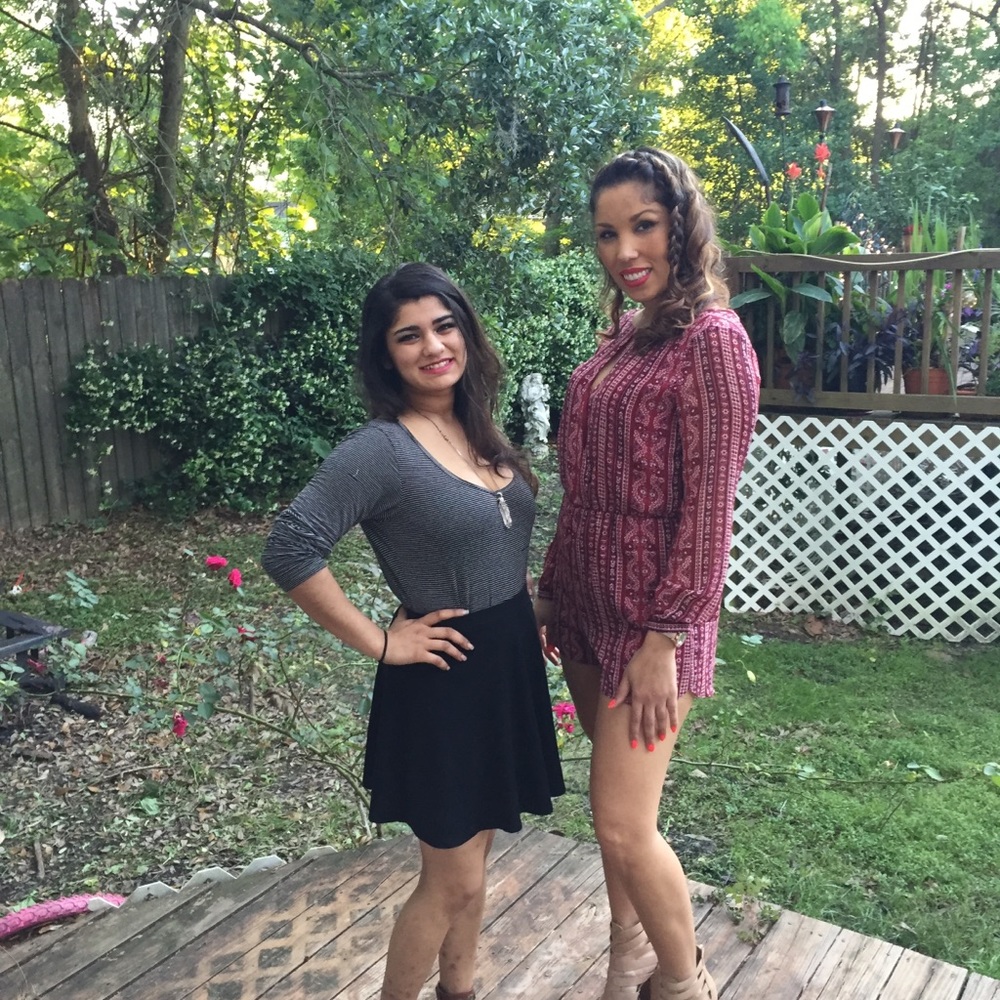 Bcbgeneration Printed Open Back Romper - image 5